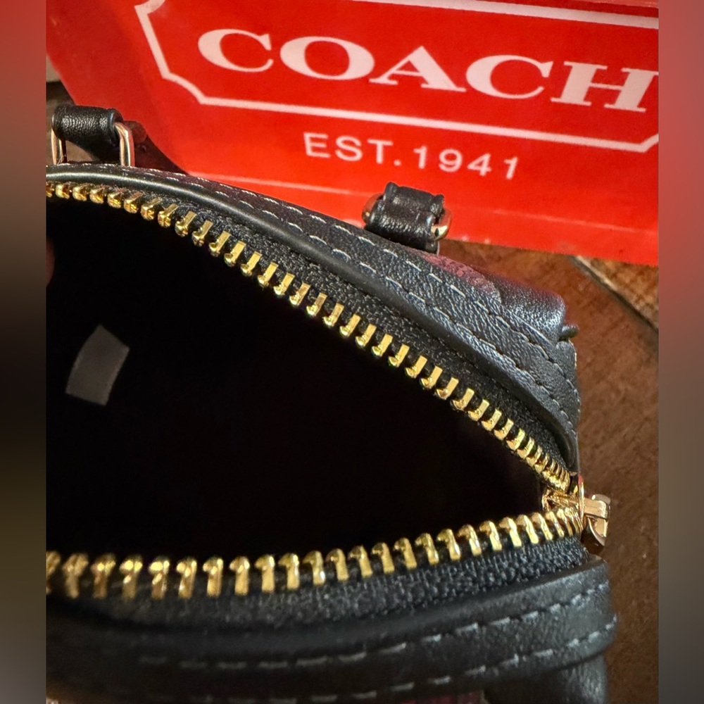 Coach Cherry Rowan Bag Charm (NWT) - Picture 7 of 7
